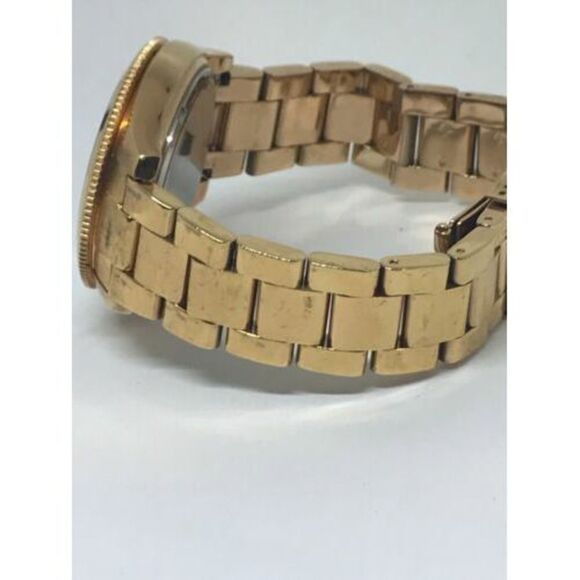 Fossil AM4540 Women's Watch Chronograph Green Dial Gold Stainless Steel D455 - Picture 5 of 7